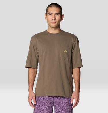 Men's Logo Pocket Relaxed Short Sleeve, Color: Tierra, image 1
