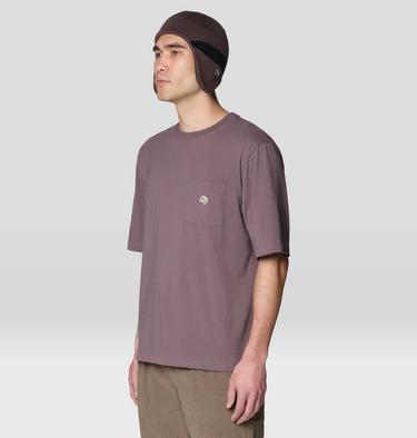 Men's Logo Pocket Relaxed Short Sleeve Shirt, Color: Purple Sage, image 8