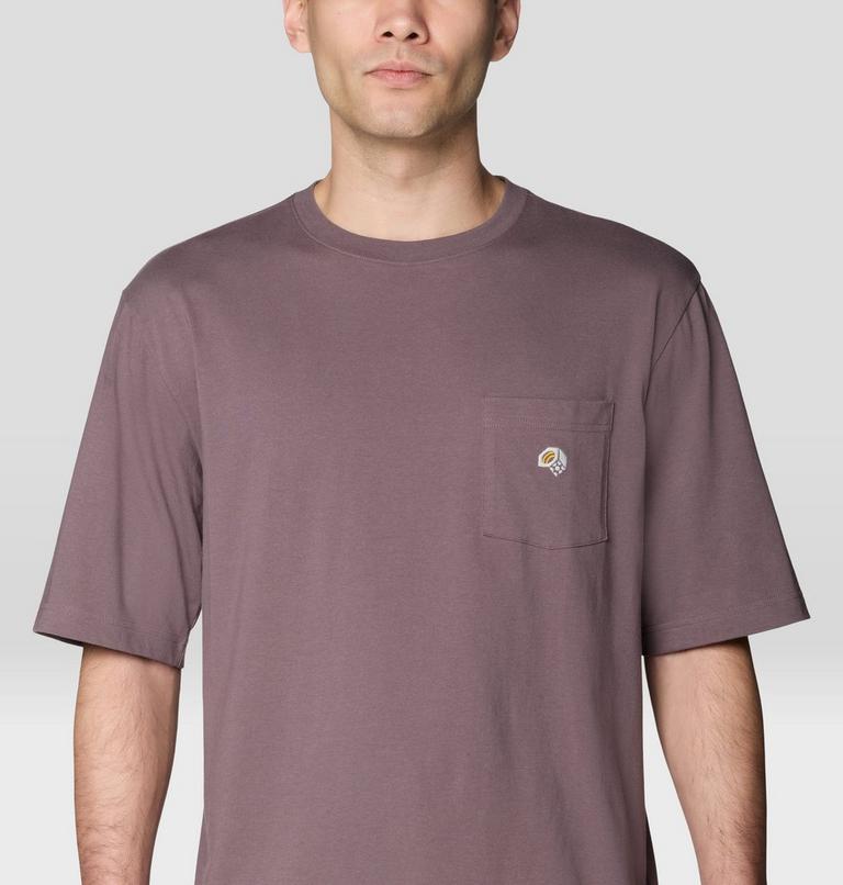 Men's Logo Pocket Relaxed Short Sleeve Shirt, Color: Purple Sage, image 5