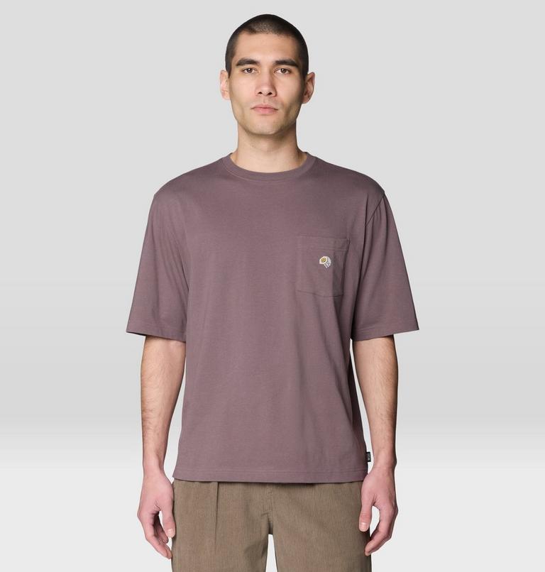 Men's Logo Pocket Relaxed Short Sleeve Shirt, Color: Purple Sage, image 1