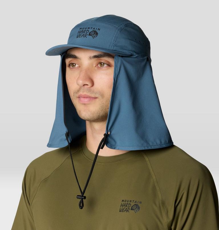 Sun Cape Hat | 444 | O/S, Color: Adriatic Blue, image 3