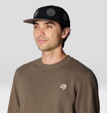 Canvas 6 Panel Hat, Color: Black / Tierra, image 3