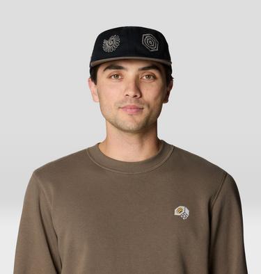 Canvas 6 Panel Hat, Color: Black / Tierra, image 1