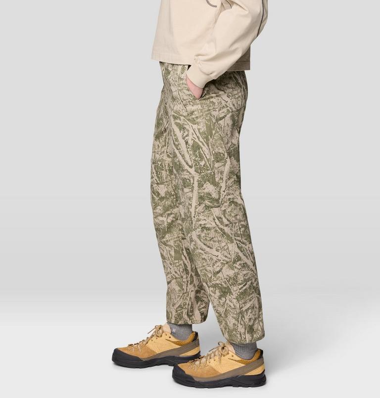 Women's Rockrydge Pant, Color: Stone Green Treecover Print, image 5
