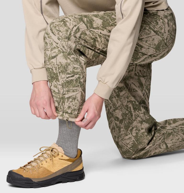 Women's Rockrydge Pant, Color: Stone Green Treecover Print, image 8
