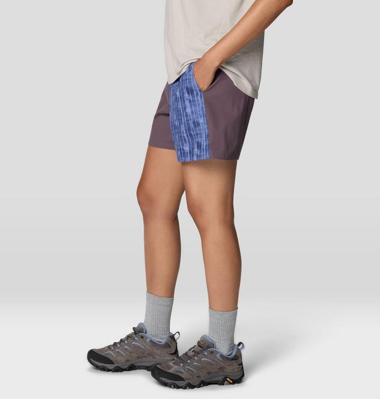 Women's Rockrydge Short, Color: Best Coast Blue Gingham Dye, image 5