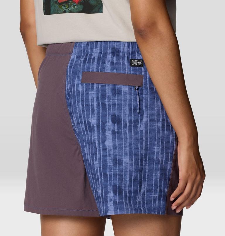 Women's Rockrydge Short, Color: Best Coast Blue Gingham Dye, image 7