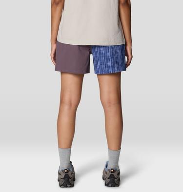 Women's Rockrydge Short, Color: Best Coast Blue Gingham Dye, image 4