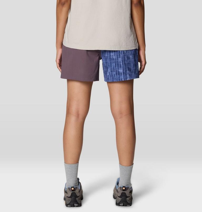 Women's Rockrydge Short, Color: Best Coast Blue Gingham Dye, image 4