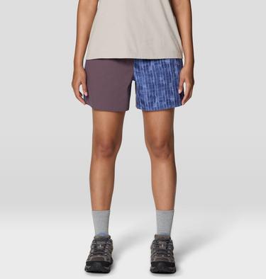 Women's Rockrydge Short, Color: Best Coast Blue Gingham Dye, image 1