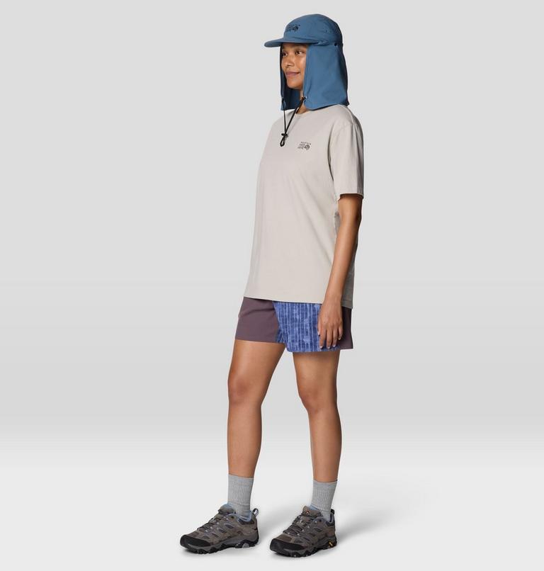 Women's Rockrydge Short, Color: Best Coast Blue Gingham Dye, image 2