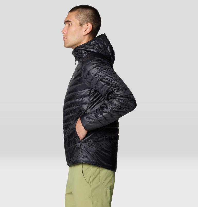 Homme Ghost Shadow Hooded Veste, Color: Black, image 3