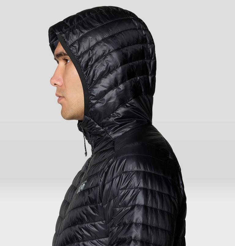 Homme Ghost Shadow Hooded Veste, Color: Black, image 5
