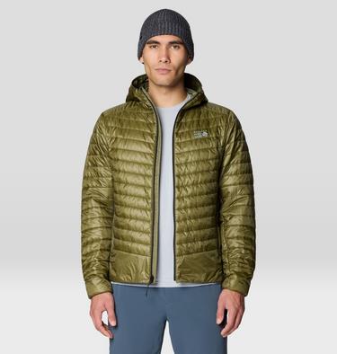 Men's Ghost Shadow Hooded Jacket, Color: Combat Green, image 12
