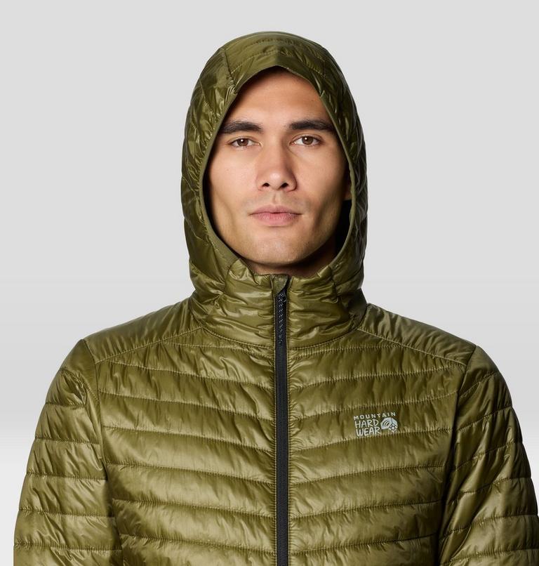 Homme Ghost Shadow Hooded Veste, Color: Combat Green, image 5
