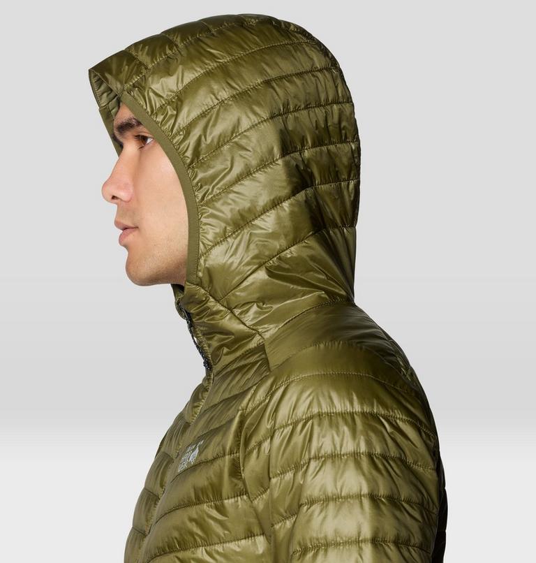 Homme Ghost Shadow Hooded Veste, Color: Combat Green, image 6