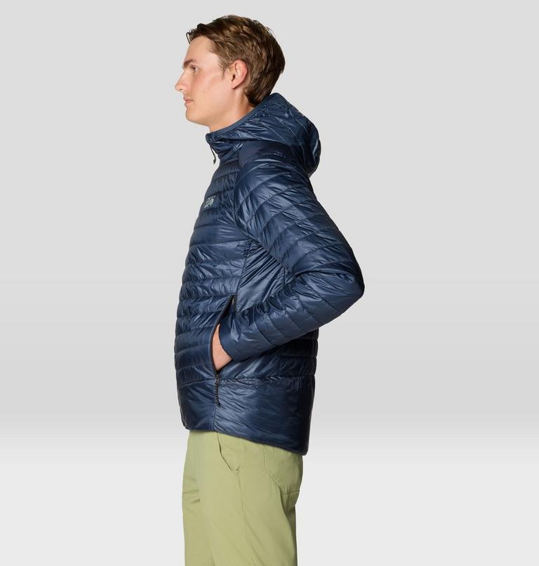 Homme Ghost Shadow Hooded Veste, Color: Moon Blue, image 3