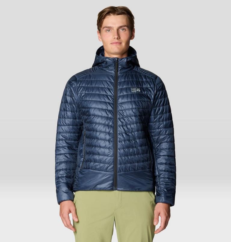 Homme Ghost Shadow Hooded Veste, Color: Moon Blue, image 4