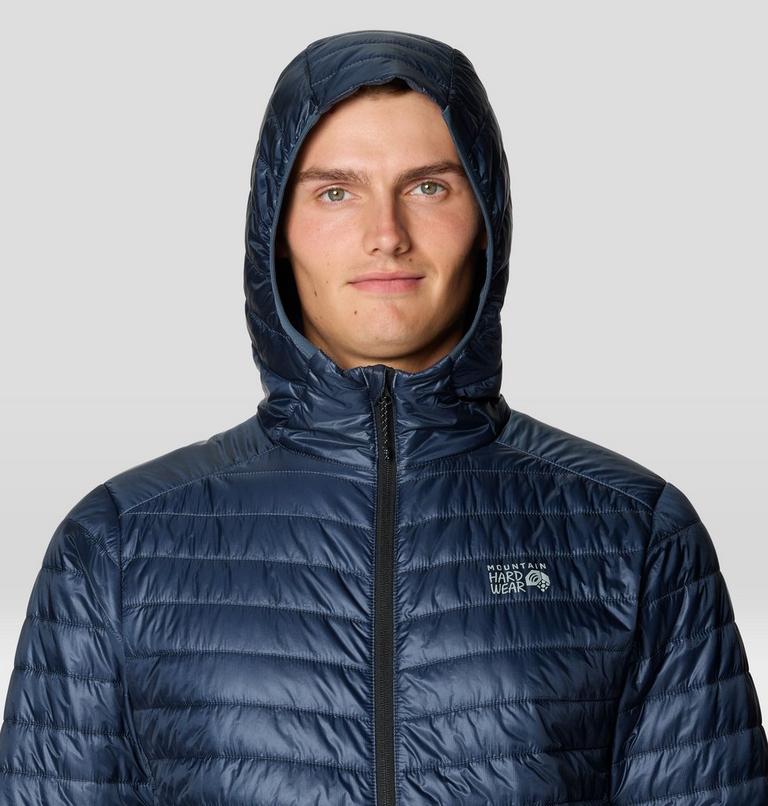 Homme Ghost Shadow Hooded Veste, Color: Moon Blue, image 5