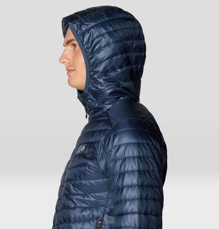 Homme Ghost Shadow Hooded Veste, Color: Moon Blue, image 6