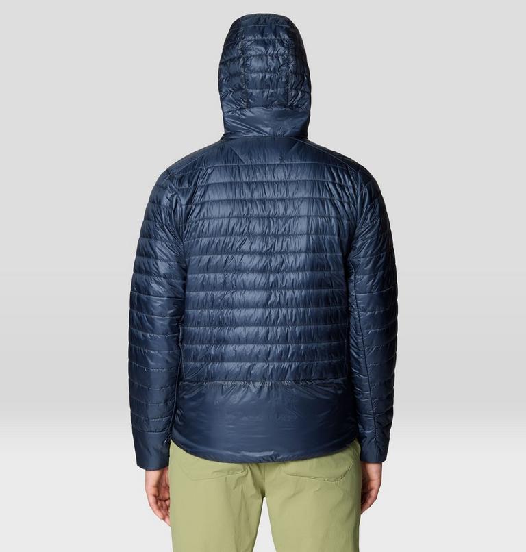 Homme Ghost Shadow Hooded Veste, Color: Moon Blue, image 2