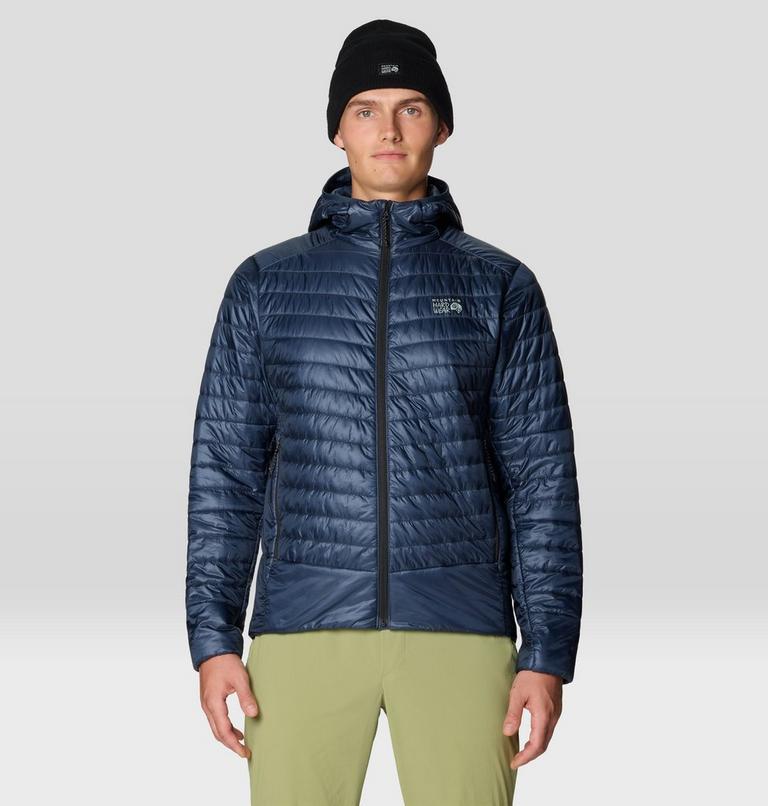 Homme Ghost Shadow Hooded Veste, Color: Moon Blue, image 1