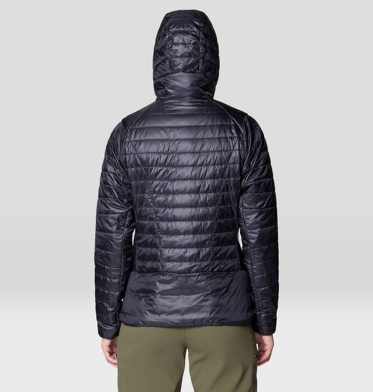 Women's Ghost Shadow Hooded Jacket, Color: Black, image 2