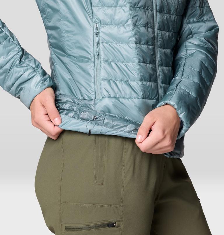 Women's Ghost Shadow Hooded Jacket, Color: Blue Sage, image 7