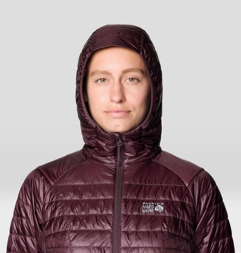 Women's Ghost Shadow Hooded Jacket, Color: Blackberry, image 5