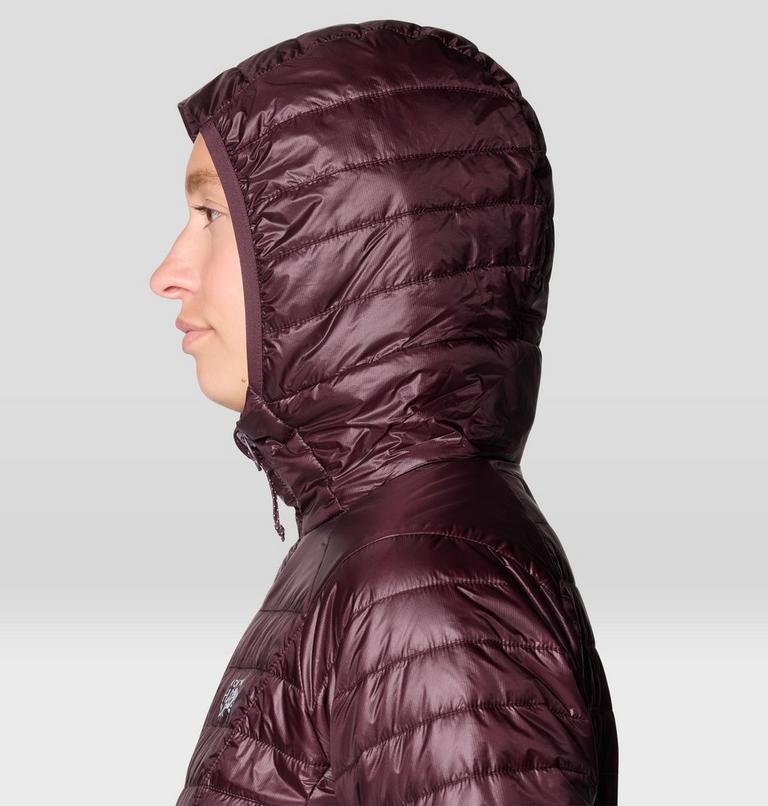 Women's Ghost Shadow Hooded Jacket, Color: Blackberry, image 6