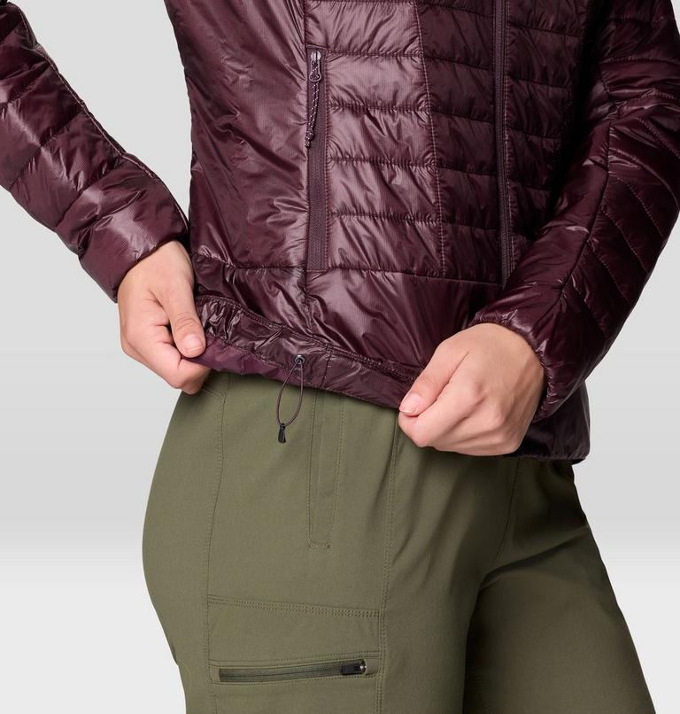 Women's Ghost Shadow Hooded Jacket, Color: Blackberry, image 8