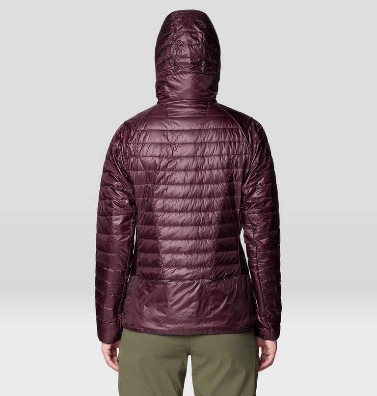 Women's Ghost Shadow Hooded Jacket, Color: Blackberry, image 2