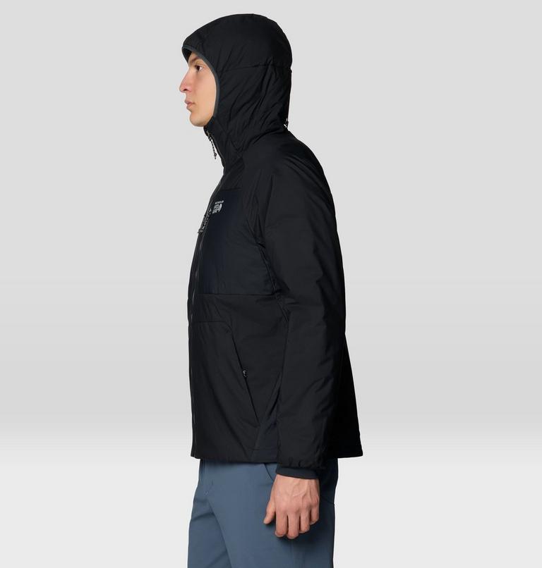 Men's Kor Alloy Hooded Jacket, Color: Black, image 3