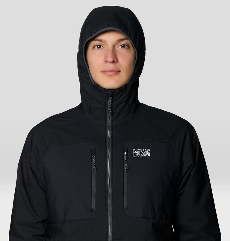 Men's Kor Alloy Hooded Jacket, Color: Black, image 4