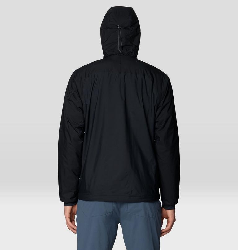 Men's Kor Alloy Hooded Jacket, Color: Black, image 2