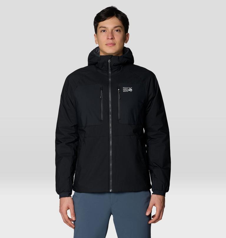 Men's Kor Alloy Hooded Jacket, Color: Black, image 1