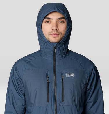 Men's Kor Alloy Hooded Jacket, Color: Astral Blue, image 12