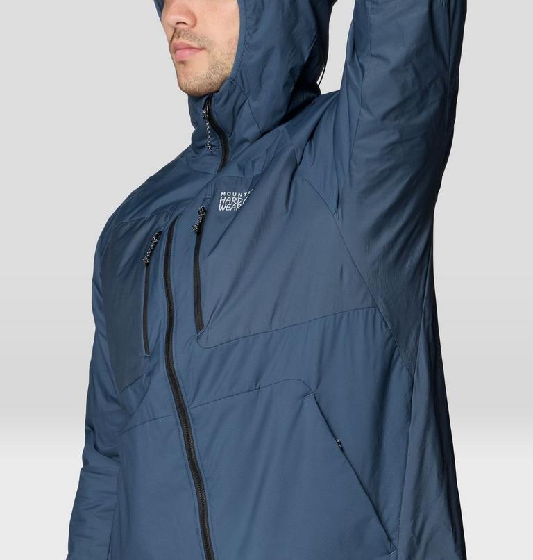 Men's Kor Alloy Hooded Jacket, Color: Astral Blue, image 7
