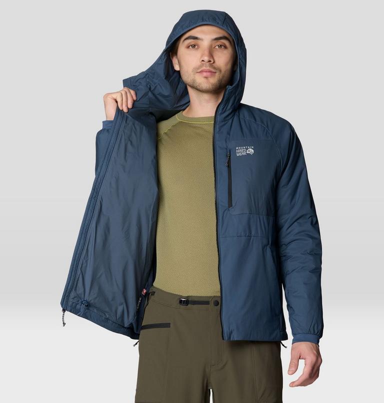 Men's Kor Alloy Hooded Jacket, Color: Astral Blue, image 8