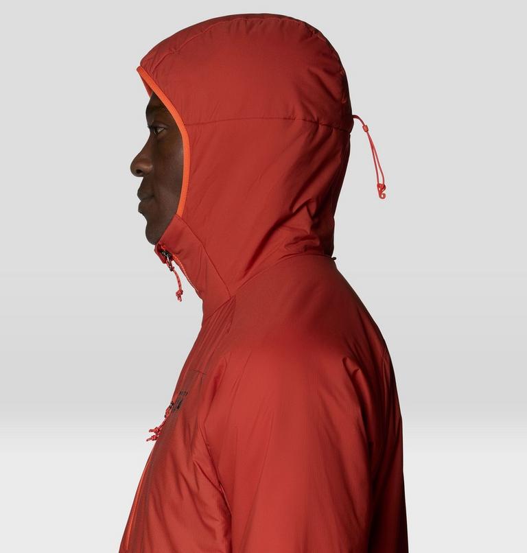Men's Kor Alloy Hooded Jacket, Color: Mars Red, image 6