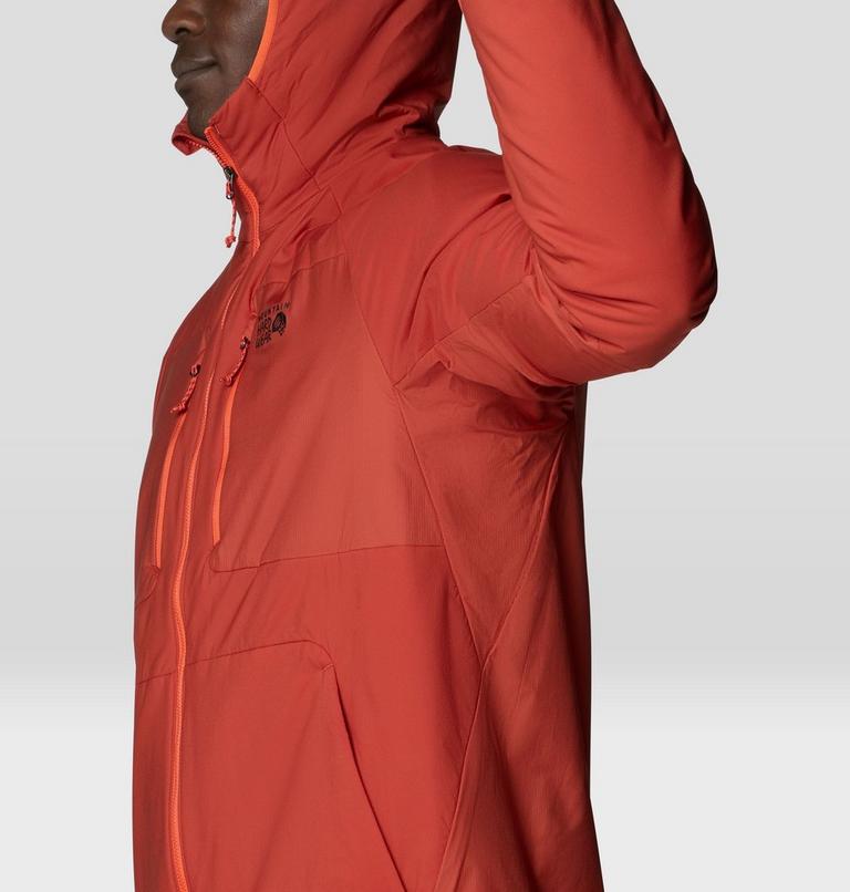 Men's Kor Alloy Hooded Jacket, Color: Mars Red, image 8