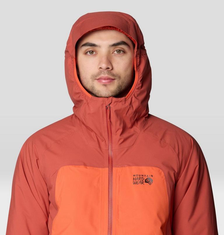 Men's Stretch Ozonic Insulated Jacket, Color: Aspect, Mars Red, image 4