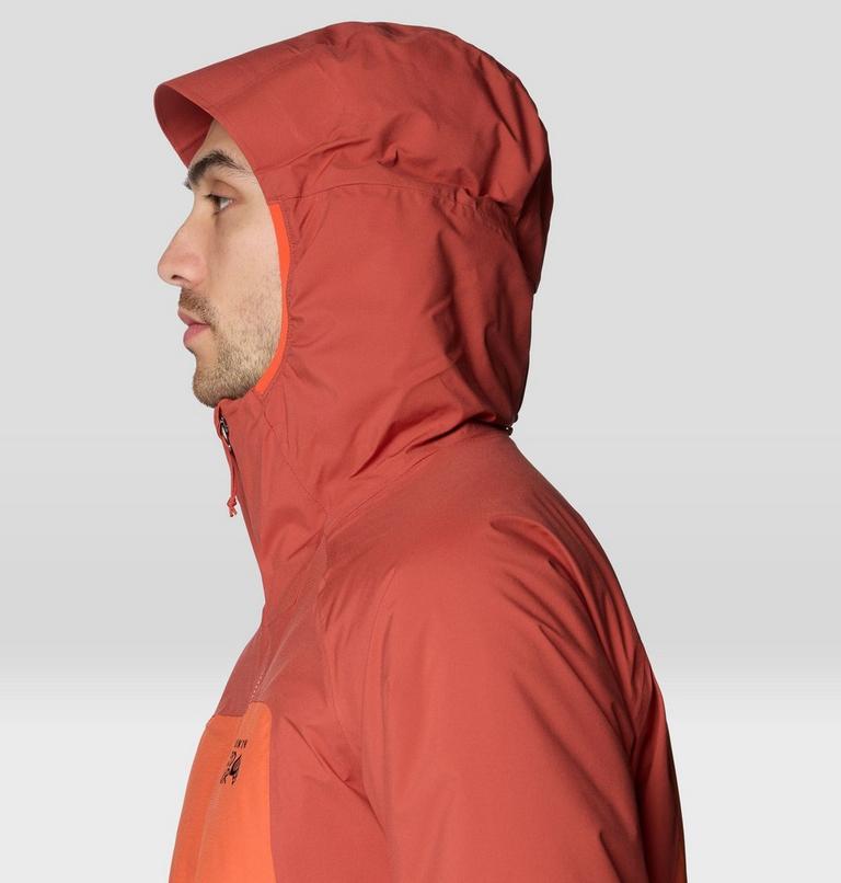 Men's Stretch Ozonic Insulated Jacket, Color: Aspect, Mars Red, image 5