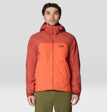 Men's Stretch Ozonic Insulated Jacket, Color: Aspect, Mars Red, image 9