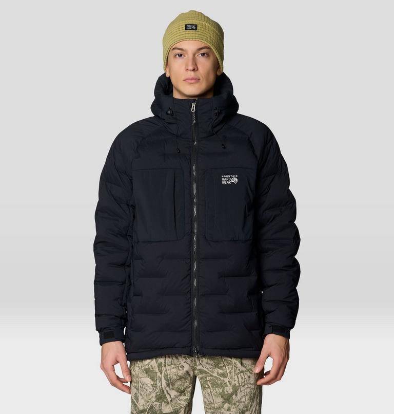 Men's StretchDown Parka, Color: Black, image 1