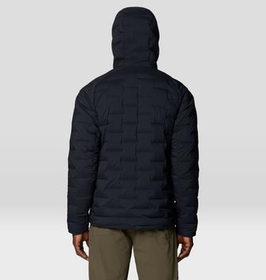 Men's StretchDown Hooded Jacket, Color: Black, image 19