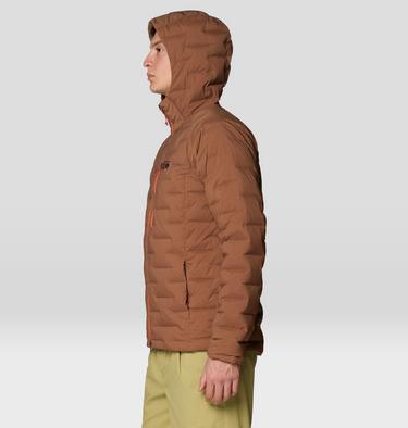 Men's StretchDown Hooded Jacket, Color: Morel, image 3