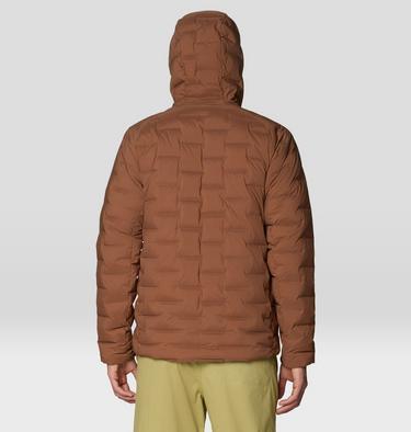 Men's StretchDown Hooded Jacket, Color: Morel, image 2