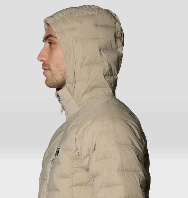 Men's StretchDown Hooded Jacket, Color: Badlands, image 6
