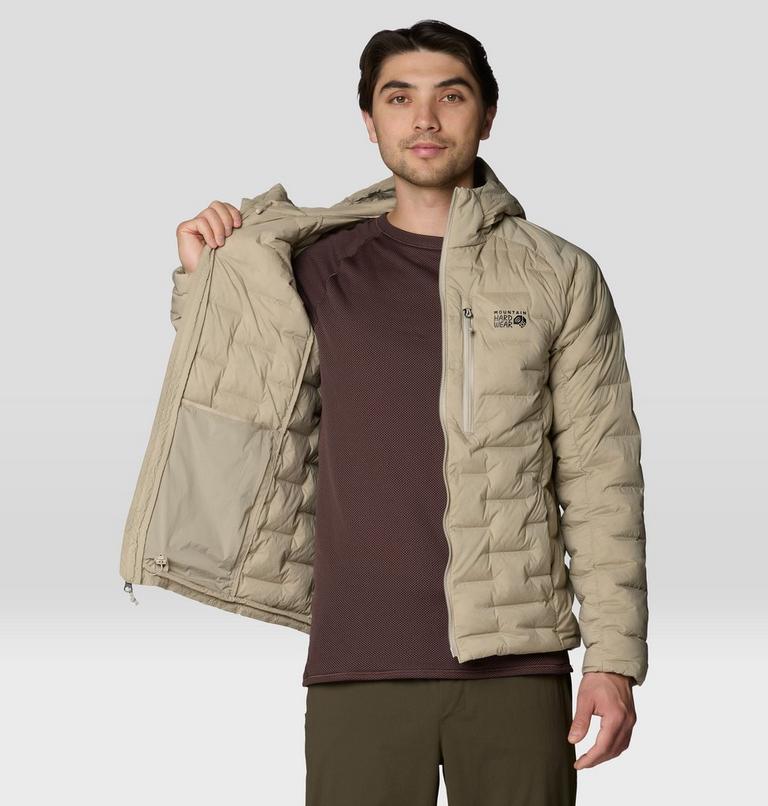Men's StretchDown Hooded Jacket, Color: Badlands, image 8